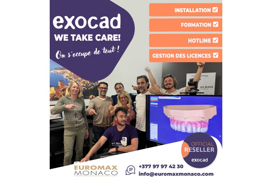 exocad by Euromax-Monaco : Votre partenaire privilégié 